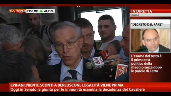 Epifani: niente sconti a Berlusconi, legalità viene prima
