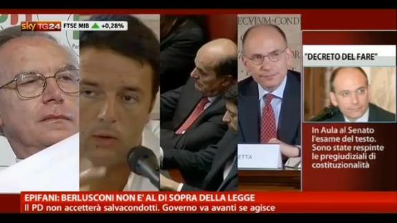Epifani: Berlusconi non è al di sopra della legge