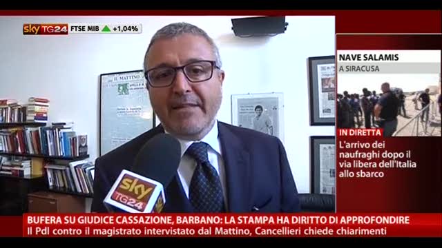 Bufera giudice Cassazione, Esposito: intervista manipolata