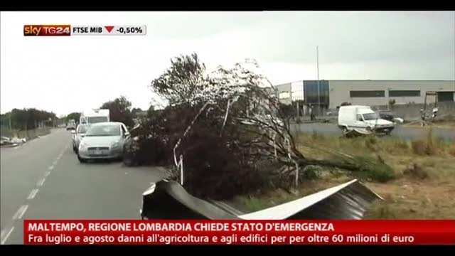 Maltempo, Regione Lombardia chiede lo stato d'emergenza