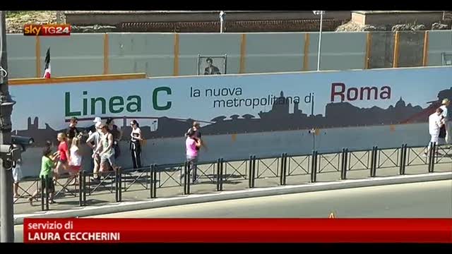 Roma, sospensione lavori metro C, cantieri chiusi