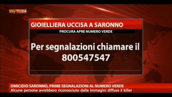 Omicidio Saronno, prime segnalazioni al numero verde