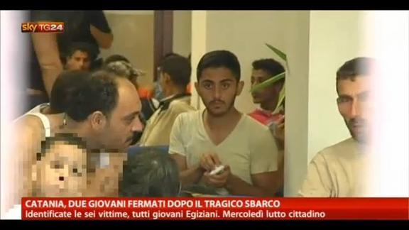 Catania, due giovani fermati dopo il tragico sbarco
