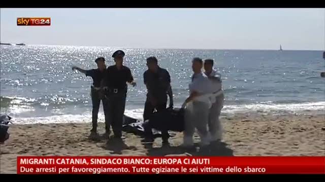 Migranti Catania, sindaco Bianco: Europa ci aiuti
