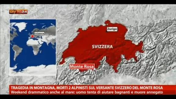 Tragedia in montagna, morti 2 alpinisti sul Monte Rosa
