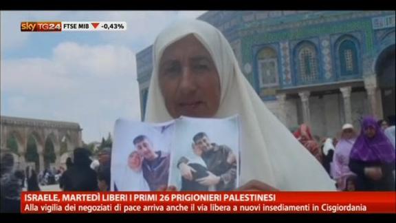 Israele, martedì liberi i primi 26 prigionieri palestinesi