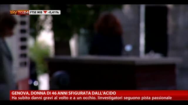 Genova, donna di 46 anni sfigurata dall'acido