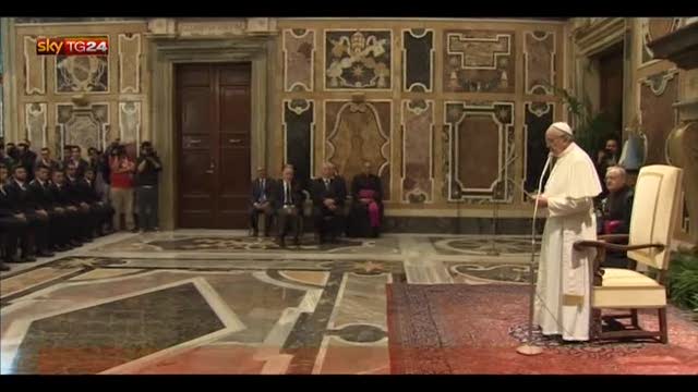 Italia-Argentina, Papa:abbiate sempre un animo da dilettante