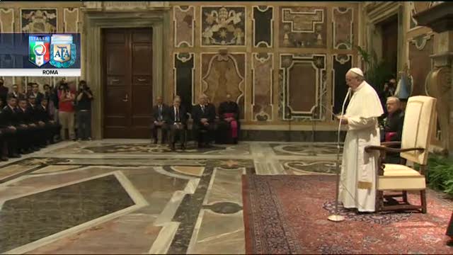 Italia-Argentina, il messaggio di Papa Francesco