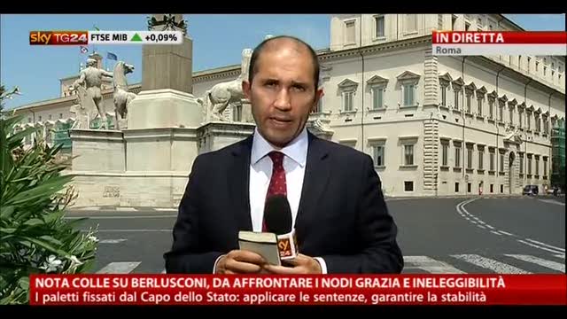 Nota Colle su Berlusconi, per il Pdl "lascia spazi aperti"
