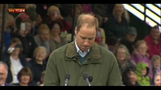 Angelsey, principe William visita fiera agricola nel Galles