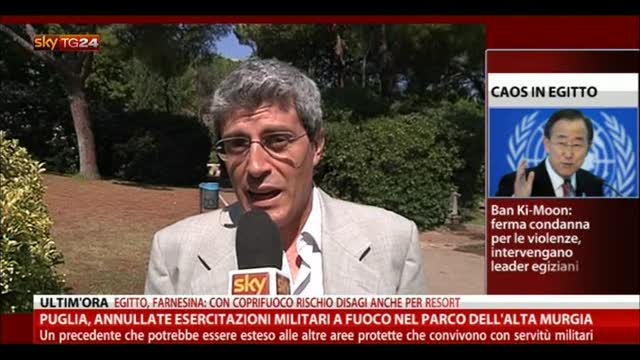 Puglia, annullate esercitazioni militari nell'Alta Murgia