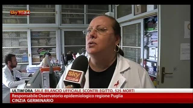 Ferragosto, Puglia: alcuni casi di infezione intestinale