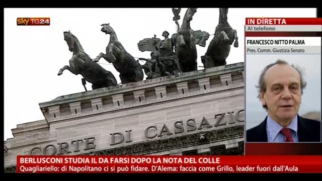 Palma: sentenza non può togliere a Berlusconi ruolo leader