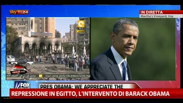 Obama: Usa non possono determinare futuro Egitto