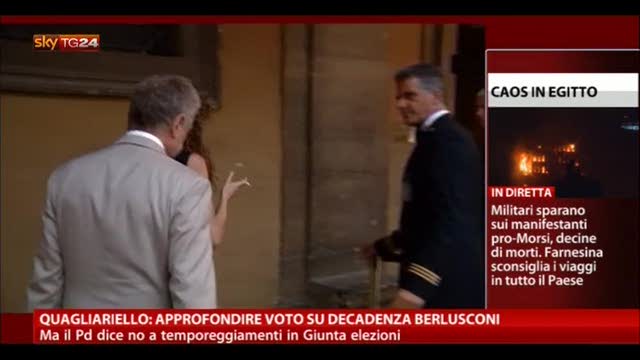 Quagliariello: approfondire voto su decadenza Berlusconi
