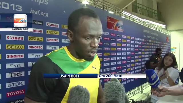 Bolt, schiaffo ai media e ottica gare: "Qui per fare bene"