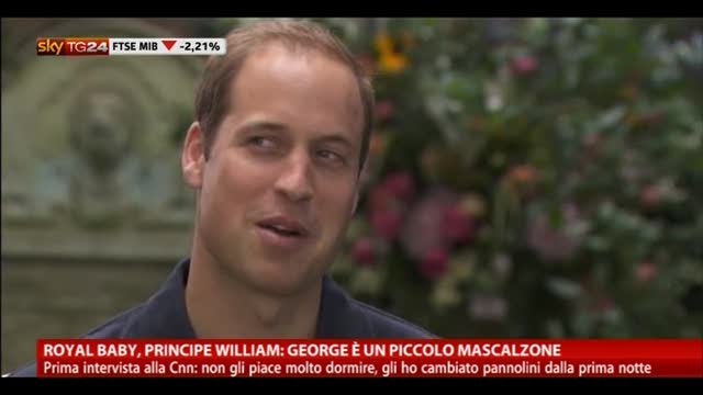 Royal baby, William: George è un piccolo mascalzone