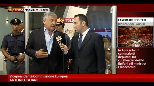 Governo, Tajani: l'Europa vuole un'Italia stabile