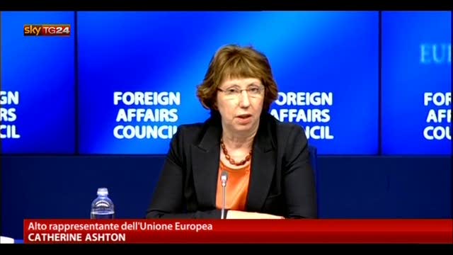 Ashton: Ue pronta a sostenere Egitto verso democrazia