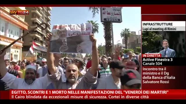 Egitto, 1 morto in manifestazioni nel "Venerdì dei Martiri"