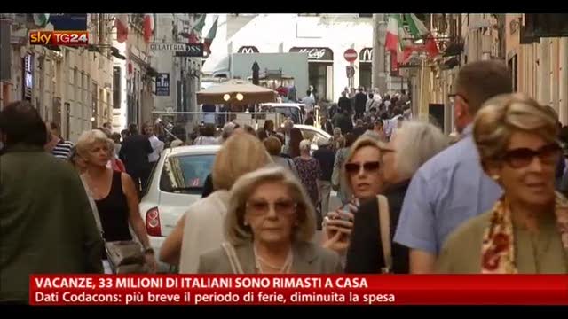 Vacanze, 33 milioni di italiani sono rimasti a casa
