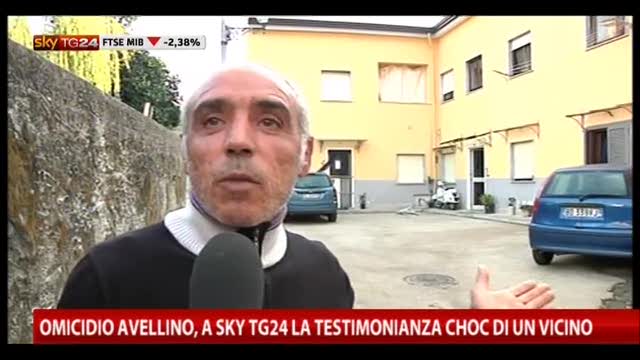 Omicidio Avellino, a SkyTG24 la testimonianza di un vicino