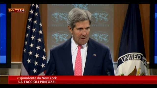 Siria, Kerry: usate armi chimiche su larga scala