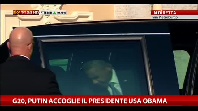 G20, Putin accoglie il presidente Obama