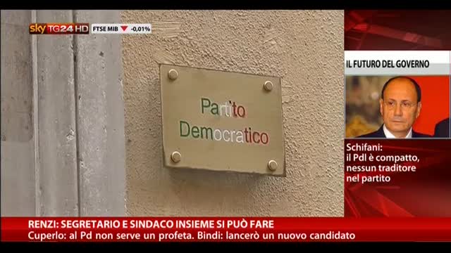 Renzi: "Segretario e sindaco insieme si può fare"