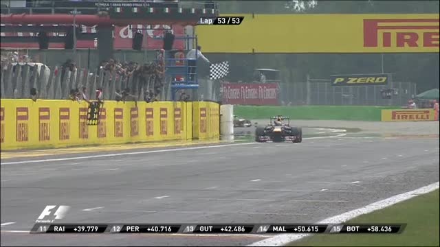 GP d'Italia: la gioia di Vettel