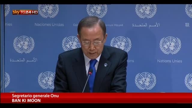 Siria, Ban Ki Moon: distruggere le armi chimiche