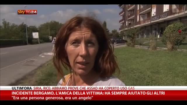 Incidente Bergamo, l'amica delle vittima: era un angelo