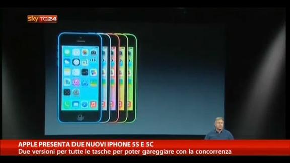 Apple presenta due nuovi iPhone 5S e 5C