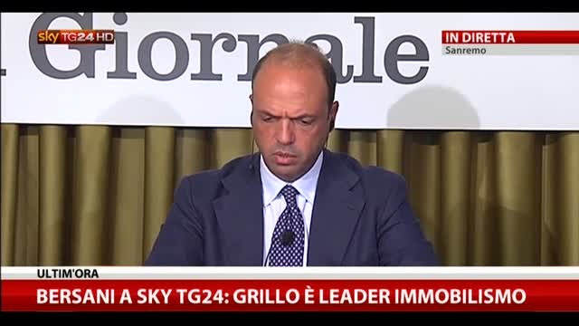 Decadenza Berlusconi, confronto Alfano-Bersani a SkyTG24