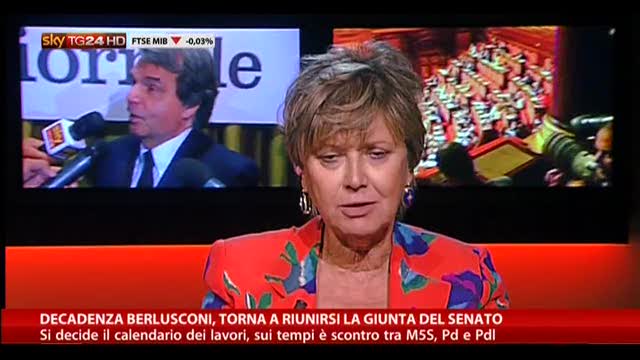 Decadenza Berlusconi, parla Linda Lanzillotta