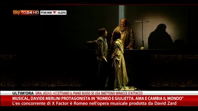 Teatro, Davide Merlini è Romeo in un nuovo musical