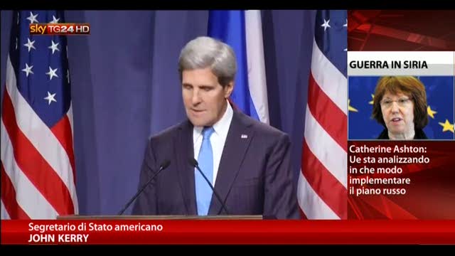 Siria, le dichiarazioni di Kerry e Assad