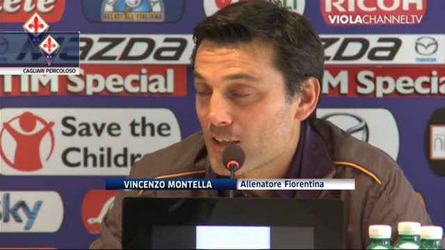 Fiorentina, Montella: Mi aspetto risposte contro il Cagliari