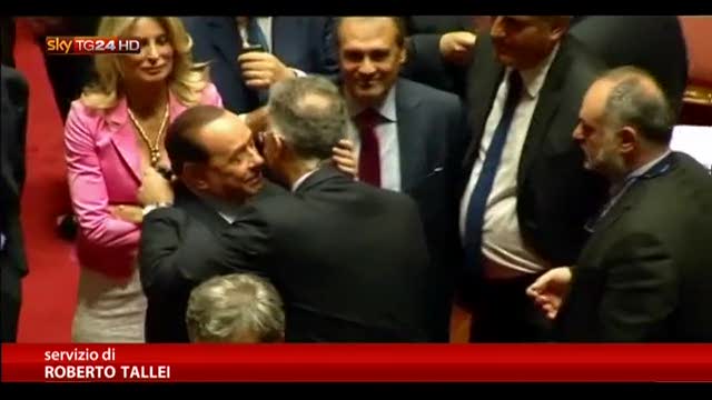 Decadenza Berlusconi, scontro su modalità di voto in aula