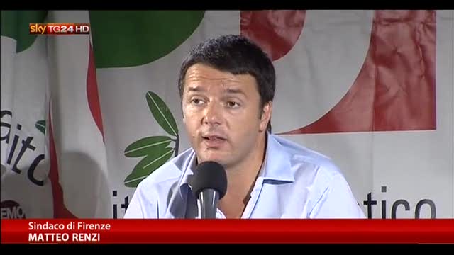 Renzi: "Il governo larghe intese è sconfitta della politica"