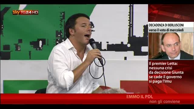 Renzi: "Se andassimo ora alle elezioni asfalteremmo il PDL"