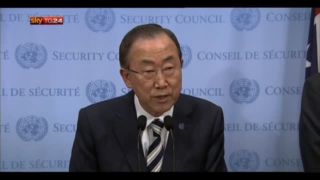 Siria, Ban Ki-Moon: uso armi chimiche è un crimine