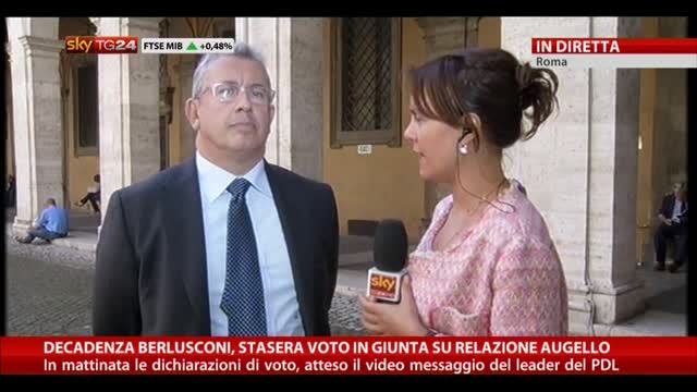 Decadenza Berlusconi, intervista a Giuseppe Cucca