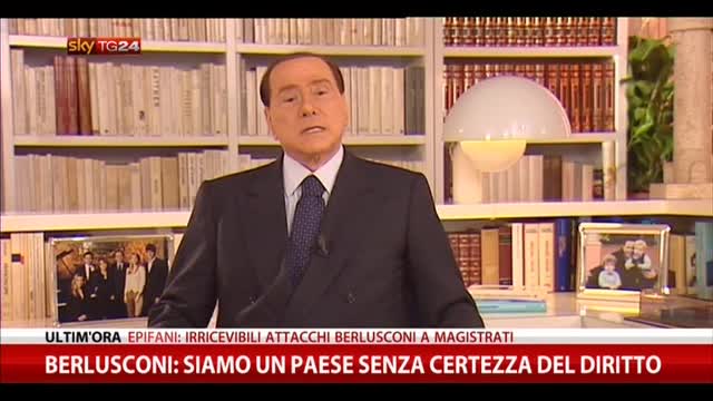 Berlusconi: Forza Italia è ultima chiamata prima catastrofe