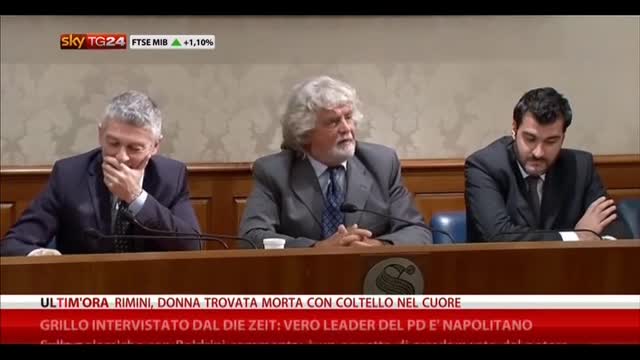 Grillo al Die Zeit: "Il vero leader del PD è Napolitano"