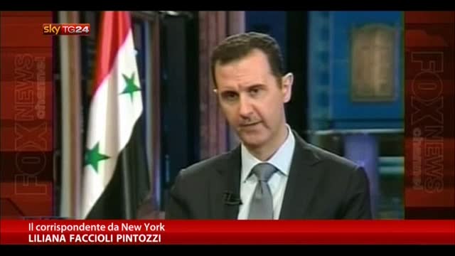 Siria, Assad in tv:pronti a distruggere nostre armi chimiche
