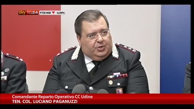 Omicidio Udine, carabinieri: uomo trovato con un coltello