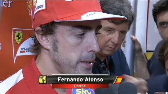 F1 Singapore, intervista a Alonso