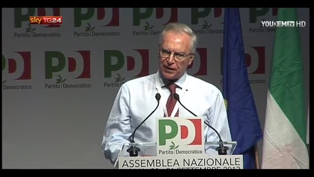 Assemblea PD, Epifani: Berlusconi vuole governo di parte